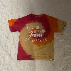 Kids Tie-Dye Shirt - Red, Orange, and Yellow